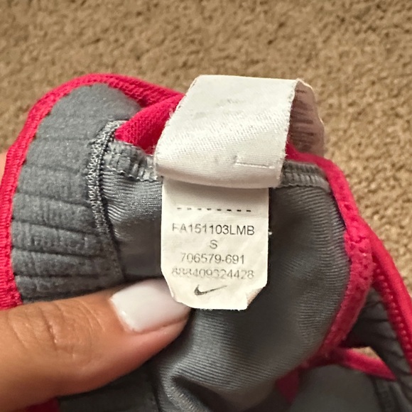 Nike Women's Vibrant Pink Sports Bra - Picture 3 of 5